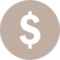 dollar coin sign