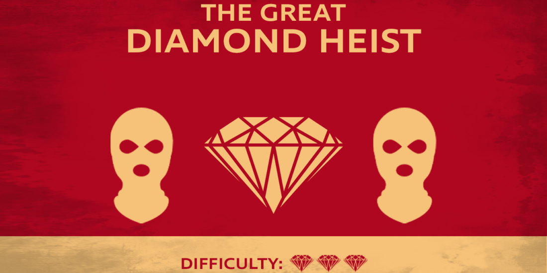 The Great Diamond Heist Casino Theme Escape Room